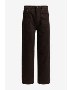 Agolde Ren Wide-Leg Jeans - Black