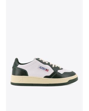 Autry Medalist Leather Sneakers - White