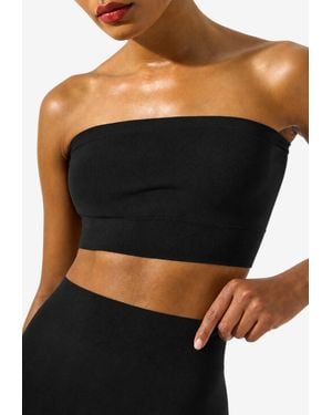 Wolford Seamless Tube Cropped Top - Black