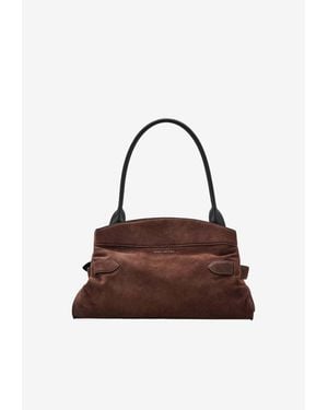 Marc Jacobs Dakota Suede Shoulder Bag - Brown