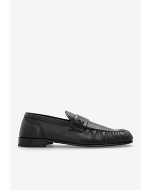 Jimmy Choo Ellis Leather Loafers - White