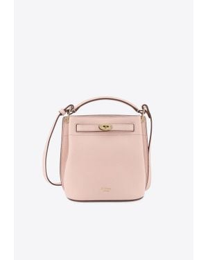 Mulberry Leather Bucket Bag - Pink