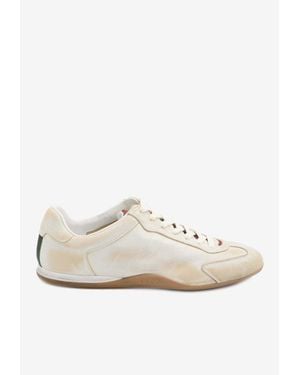 Gucci Rochelle Lace-Up Trainers - White