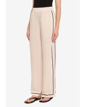Jonathan Simkhai Thompson Silk-Blend Pants - Natural