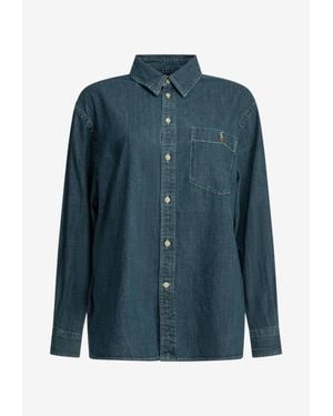 Polo Ralph Lauren Oversized Denim Shirt - Blue