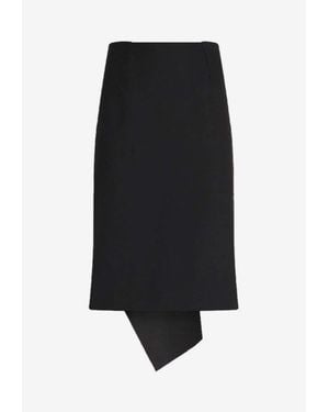 Etro Asymmetric Midi Skirt - Black