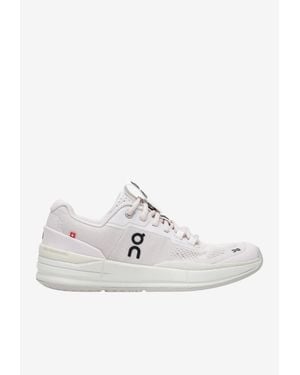 On Shoes Roger Pro Nylon And Mesh Tennis Trainers - White