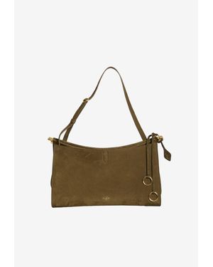 Alaïa Large Le Click East-West Shoulder Bag - Metallic