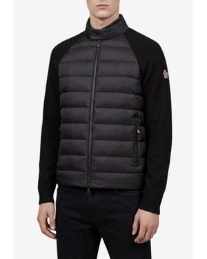 Moncler Padded Cardigan - Black
