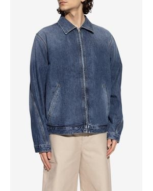 Givenchy Denim Zipped Jacket - Blue