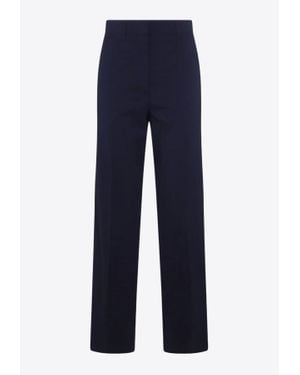 Miu Miu Tailored Wool Pants - Blue