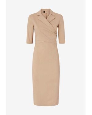 Pinko Allyson Midi Dress - Natural