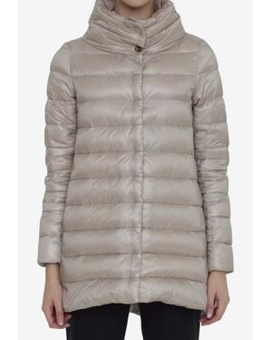 Herno Amelia Quilted Down Jacket - Grey
