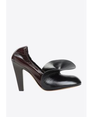 Phoebe Philo Stopper 100 Calf Leather Pumps - Black