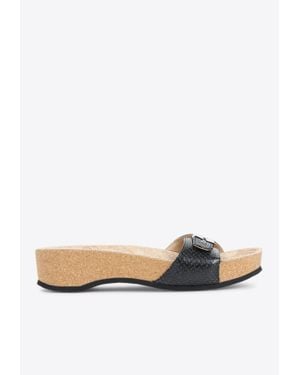 【 BALENCIAGA 】Balenciaga I Scholl フラット サンダル Women's Balenciaga I Scholl Flat Sandal in Black | Balenciaga US
