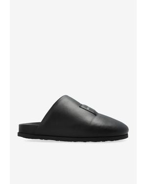 Givenchy Nappa Leather Puffy Slippers - Black