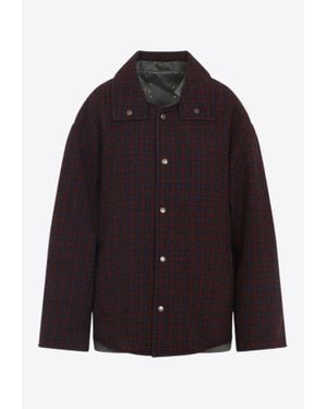 Maison Margiela Polyamide And Wool Jacket - Red