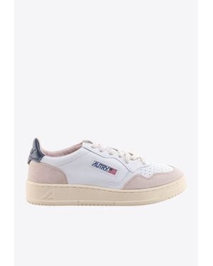 Autry Medalist Leather Sneakers - White