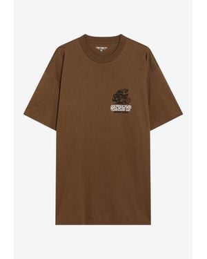 Carhartt Hot Rat Jersey T-Shirt - Brown