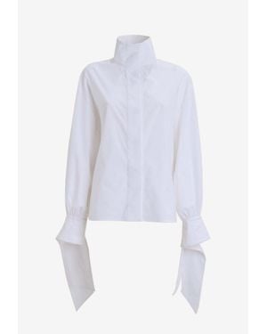 Raquel Diniz Enea Long-Sleeved Shirt - White