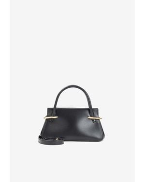 Givenchy Mini Pinch Leather Shoulder Bag - Blue