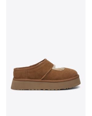 UGG Bea Mary Jane Suede Slippers - Brown