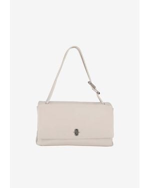 Marc Jacobs Large Leather Dual Bag - Natural