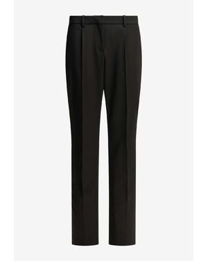 Balenciaga Wool Tailored Trousers - Black