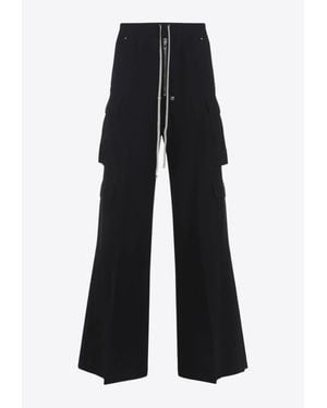 Rick Owens Double Cargo Jumbo Belas Pants - Black