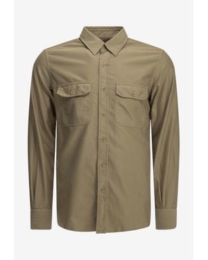 Tom Ford Military Casual Shirt - Green