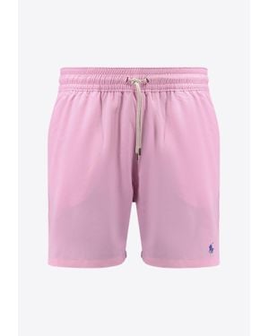 Polo Ralph Lauren Classic Logo Swim Trunk - Pink