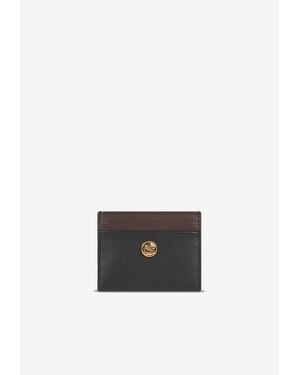 Etro Small Two-Tone Leather Cardholder - White