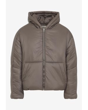 Mordecai Puffer Hooded Jacket - Brown