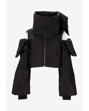 Rick Owens Convertible Puffer Jacket - Black