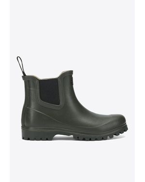 Superga 798 Logo-Engraved Boots - Green