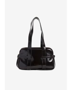 Dries Van Noten Medium Bowling Shoulder Bag - Black