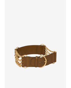 Chloé Signature Camera Chain Belt - Green