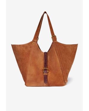 Jérôme Dreyfuss Medium Joseph Suede Tote Bag - Brown