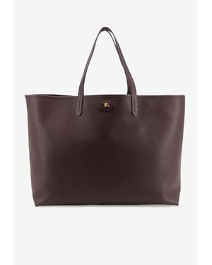 Burberry Reversible Check Pattern Shoulder Bag - Brown