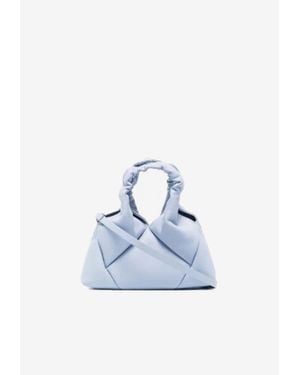 RECO Mini Didi Quilted Nappa Top Handle Bag - Blue