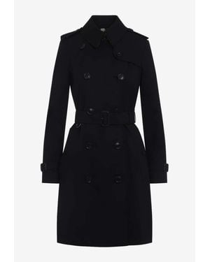 Burberry Chelsea Heritage Belted Trench Coat - Black