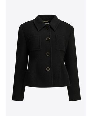 Chloé Tailored Wool Blazer - Black