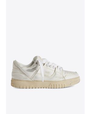 1989 STUDIO Vintage Dirty Low-Top Sneakers - White