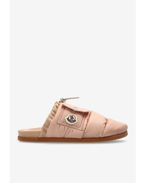 Moncler Mon Padded Slippers - Pink
