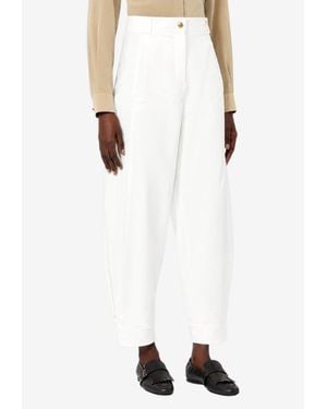 Max Mara Adorni Wide-Leg Pants - White