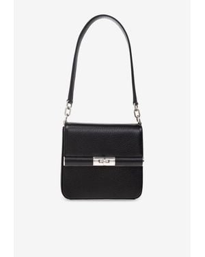 Dolce & Gabbana Marlene Deerskin Messenger Bag - White