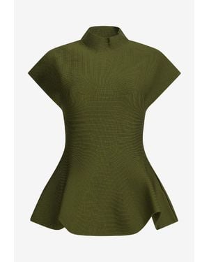 KHAITE Andra Casual Top - Green