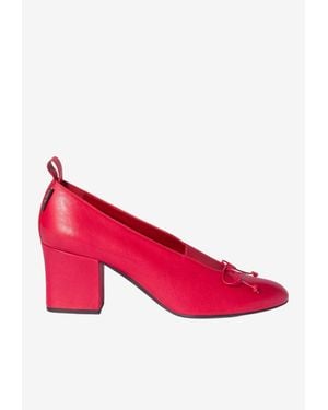 Miu Miu Élan 65 Bow-Embellished Pumps - Pink