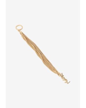 Saint Laurent Chain Cassandre Bracelet - Natural