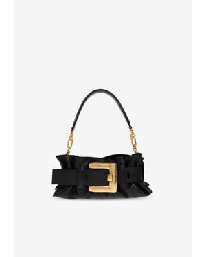Balmain Mini Anthem Shoulder Bag - White